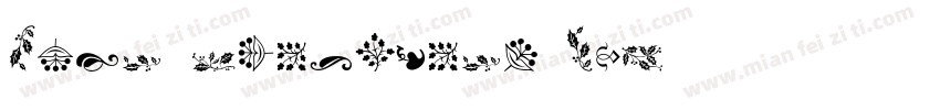 Soft Ornaments TEW字体转换